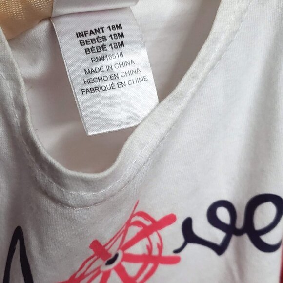 YOUNGLAND Bright Red Tutu Dress with Sailor Print 12 - 18 months - Picture 6 of 6